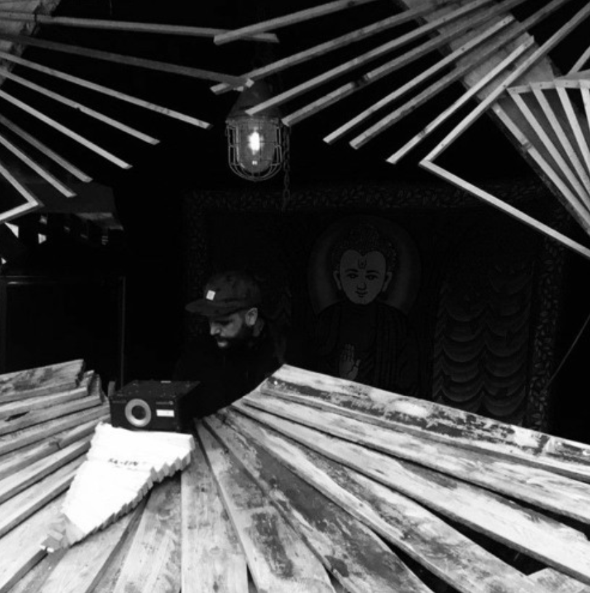 Blazcyk performing behind the decks